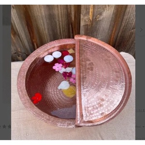 Tazón de pedicura con acabado en cobre, portátil, para lavar y remojar los pies, para salón de belleza, masaje de pies, alta calidad a precio de mayoreo. - Product Image 1