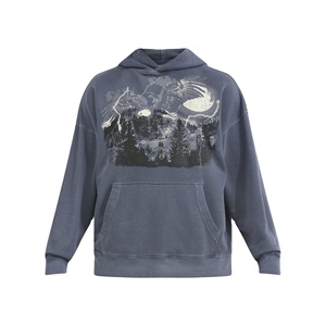 High Quality Premium Winter Season Plus Size Men's Printed Slim Fit Knitted Hoodies Anti-Shrink Anti-Wrinkle Customized Design - Product Image 1