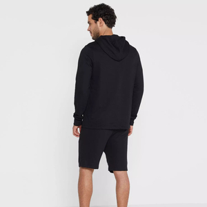 Conjunto de Sudadera con Capucha y Pantalones Cortos para Hombre, Diseño Moderno, Elástico, Bloques de Color, Tejido Grueso, Hecho a Medida, 2 Piezas - Product Image 2