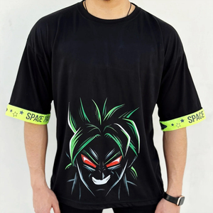 เสื้อผู้ชายพิมพ์ลายกราฟิกตามสั่ง แบบซับลิเมชั่น ทอผ้าถัก สไตล์ไฮสตรีท เป็นมิตรกับสิ่งแวดล้อม วินเทจ ลุคย้อนยุค ฟอกสีแบบแอซิดวอช ทรงโอเวอร์ไซส์ - Product Image 5