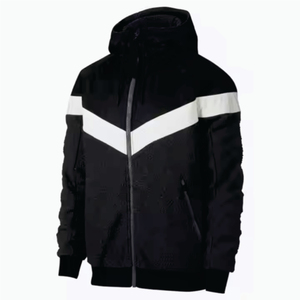 Nouvel ensemble deux pièces sur mesure : sweat à capuche et pantalon de survêtement à motif uni 100 % coton, avec logo personnalisé, pour homme - Product Image 2