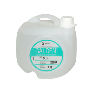 น้ำยา Syensqo Galden SV 110 ปราศจากสาร CFC เพื่อการใช้งานที่ปลอดภัยยิ่งขึ้น น้ำยาทำความสะอาด 5 กก. ต่อถัง ตัวแทนจำหน่ายของแท้ - Product Image 1