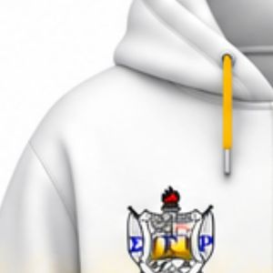 Sigma Gamma Rho Women's <b>White</b> Gold <b>Oversized</b> <b>Hoodie</b> Tie Dyed Greek Sorority Logo Pullover Sweatshirt Custom Streetwear Fashion - Product Image 6