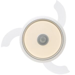 Ventilatore da soffitto moderno a LED da 42 pollici con luce LED da 36W 120V, 3 pale in ABS, telecomando, motore DC reversibile, design invisibile - Product Image 5