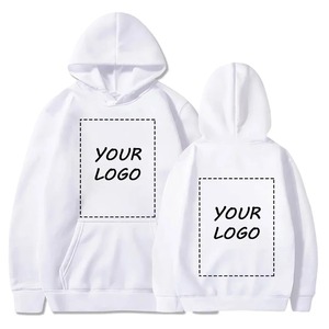 Sudadera con Capucha Extra Grande para Hombre, 100% Algodón, Otoño, Casual, Color Sólido, Ecológica, Manga Larga - Product Image 2
