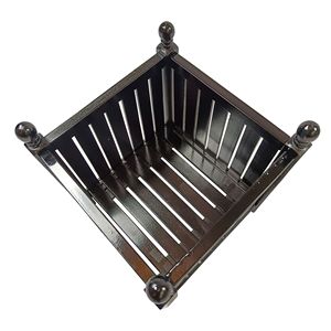 Pot à fleurs en bois noir carré pour jardin, véranda, patio, conteneur pour plantes et légumes, jardinière en bois durable pour extérieur - Product Image 5