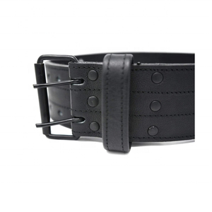 Ceinture de musculation en cuir à verrouillage automatique pour adulte, avec soutien lombaire pour l'entraînement et le levage de poids - Product Image 4