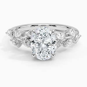 Amaranta Moissanite <b>Solitaire</b> Engagement <b>Ring</b> 14K Gold Plated Prong Setting GRA Certified Unisex Wedding Anniversary Gift Party - Product Image 5