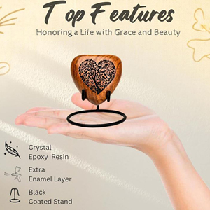 Wooden Ash Storage for Cremation Remains Handcrafted Wooden Funeral Urn Wholesale by AYAANS - Product Image 4