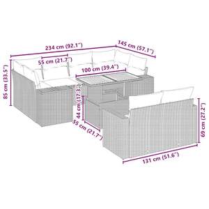 Set divano da giardino Beige - Product Image 3