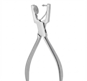 High Quality Stainless Steel Orthodontics Rubber Dam <b>Punch</b> Plier Forceps Manual Dental Surgical Instruments Class II - Product Image 1