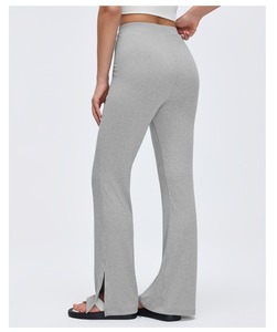 Custom <b>Top</b> Selling Latest Style Women Yoga Leggings High Quality Solid Breathable Comfortable Elastic Waist - Product Image 5