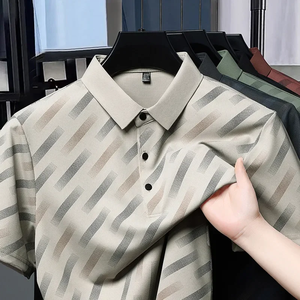 Camisa de Manga Corta para Hombre, Estilo Casual de Negocios, Color Sólido, a la Moda, Transpirable, Cómoda, de Secado Rápido y Antiarrugas, Nueva Colección 2026 - Product Image 4