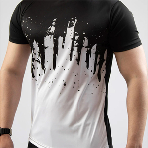 Camiseta Deportiva Ajustada de Gran Tamaño, Tejida en Spandex/Poliéster, con Estampado por Transferencia de Calor - Product Image 5