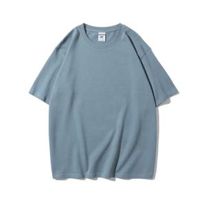 Camisetas Personalizadas de Manga Larga con Cuello Redondo para Hombre, 100% Algodón Orgánico, Corte Holgado, Logotipo Impreso Digitalmente, Diseño Sólido, 220 Gramos - Product Image 4