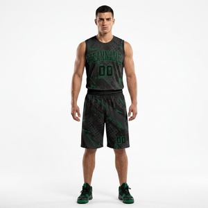 Maillot de <span class=keywords><strong>basket</strong></span>-ball réversible personnalisé avec nom, numéro et logo, impression numérique, short de <span class=keywords><strong>basket</strong></span>-ball pour hommes, uniformes de <span class=keywords><strong>basket</strong></span>-ball - Product Image 1