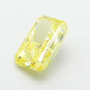 1 Diamante Cultivado en Laboratorio MAISHA DIAM Y-R2-1, Corte Radiante, Color Amarillo Intenso, Certificado IGI, para Joyería Femenina - Product Image 2