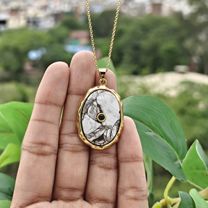 Oval CZ Stone Elegant Statement 18k Gold Plated Fashion Wedding Wholesale Latest Design Everyday Jewelry Wedding Birthday Gift - Product Image 2