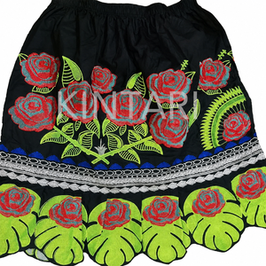 Custom Hawaiian Island Embroidery <b>Skirt</b> Women Aloha Tropical Floral Summer Beach Resort Casual Clothing Wholesale Supplier - Product Image 6