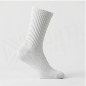 Chaussettes blanches North Approach respirantes, couleur unie, tricotées pour adultes, usage quotidien décontracté - Product Image 3