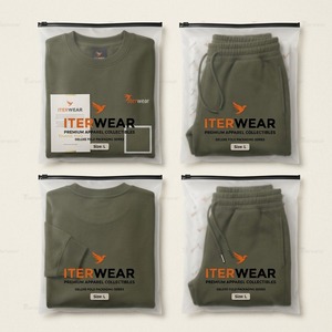 Ensemble de survêtement ample pour homme en molleton brossé de qualité supérieure, sweat-shirt à col rond et pantalon de jogging fuselé, deux pièces - Product Image 6