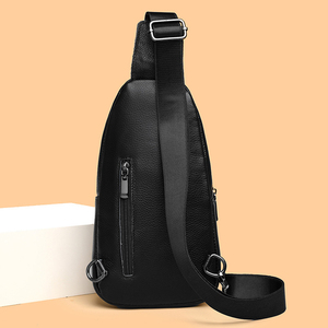 Front Wear Chest Bag Zipper Multiple Secure Pockets Adjustable <b>Shoulder</b> <b>Strap</b> Lightweight Construction Minimalist Design for - Product Image 6