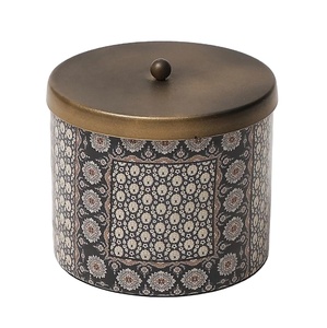Bocaux à bougie imprimés de créateur personnalisés Conteneur à bougie parfumée avec couvercle Boîte à bougie T Light pour décoration de la maison et de l'église - Product Image 1