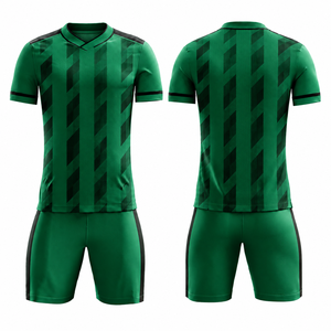 Ensemble de maillots de football unisexes personnalisés avec impression de nom - Sublimation respirante, séchage rapide, extensible dans les 4 sens, vêtements d'entraînement de football - Product Image 2