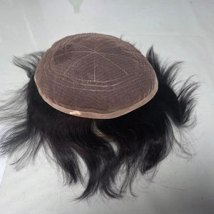 ท็อปเป้ผมแท้แบบเต็มศีรษะสำหรับผู้ชาย ผมอินเดียเรมี่ แบบลอน ความหนาแน่น 100% ความยาวสั้น TAZ HAIR BANGLADESH - Product Image 4