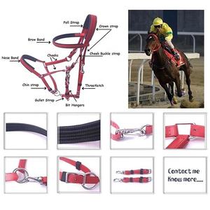 Premium <b>Genuine</b> Leather Horse Halter with Soft Sheepskin Padding Luxury Equestrian Leather Headstall - Product Image 6