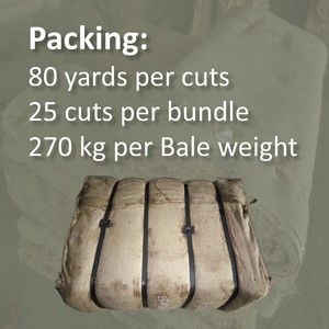 Tissus en toile de jute de 40 pouces, 4,5 oz, 80 yards par rouleau, tissu en jute de Hesse, vente en gros par le fabricant Goodman Global Bangladesh - Product Image 3