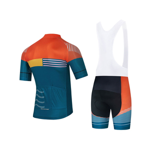 Uniformes de ciclismo personalizados al por mayor, económicos, de manga corta para hombre y mujer - Product Image 3