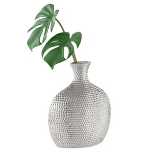 Premium Quality Metal Tabletop Flower <b>Vase</b> with Smooth Finish, Contemporary Interior Styling Piece - Product Image 5