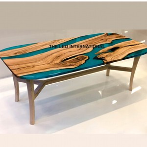 Home Office Hotel & Dining for Home Furniture Luxury Handcrafted Epoxy Resin <b>Table</b> Living Room Epoxy Tabletop - Product Image 4