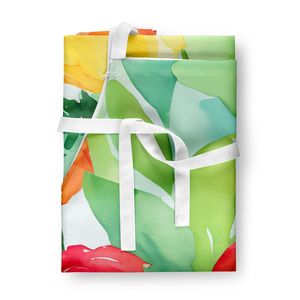 Delantal de acuarela Ranunculus Multicolor grande Unisex para cocinar manualidades para hornear jardinería, para adultos y tanto hombres como mujeres - Product Image 3