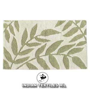 High Quality Floral Assurance Pure Cotton Made Tufted <b>Bath</b> Rugs <b>Runner</b> With <b>Long</b> Durable Bathroom Floor <b>Mat</b> Wholesale Prices - Product Image 1