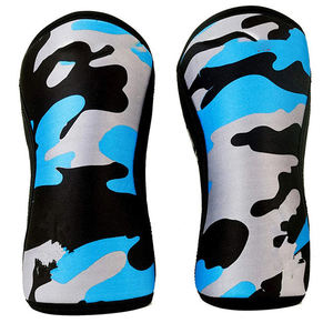 NEOPRENE KNEE SLEEVES, COMPRESSION KNEE SLEEVES Custom Logo <b>Weight</b> lifting Powerlifting 7mm Neoprene Compression Knee Sleeve - Product Image 1