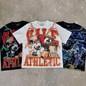 Camisetas de serigrafía al por mayor de primera calidad disponibles en DTF DTG, directamente de fábrica, mayorista de camisetas de algodón con serigrafía para hombre - Product Image 5