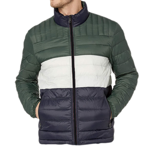 Puffer Jacket OEM Custom Manufacturer Logo Design Men's Puffer Jackets Winter <b>Bubble</b> <b>Coat</b> Zipper Closure Men's Puffer Jacket - Product Image 4
