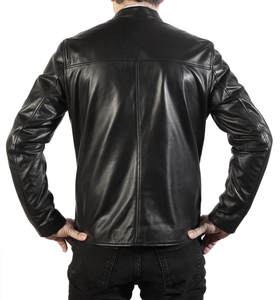Wholesale Fashion Vintage Men Loose Fitted <b>Retro</b> <b>Leather</b> <b>Jackets</b> Hot Selling Good Comfortable Canvas Street Wear High Street - Product Image 2
