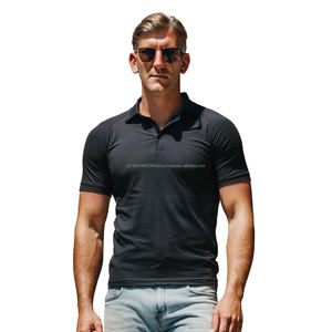 Camisas de Hombre de Color Sólido, Tejido de Punto, Marca Privada, Secado Rápido, Venta al Por Mayor - Product Image 4