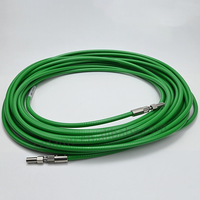 Cable de Fibra Óptica para Corte Láser de Alta Potencia Damu D80, Núcleo de Cuarzo Puro, Certificado CE IOS9001, Conector QBH Verde Personalizable