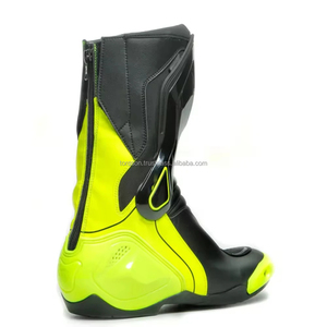 Chaussures de moto en cuir professionnelles, maillot de course personnalisé, bottes de moto confortables à séchage rapide, meilleures ventes - Product Image 6