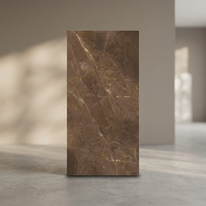 Dalles en céramique en porcelaine brillante Orient Gray 800x1600mm, antidérapantes et résistantes aux acides, pour sols/murs de halls et piscines - Product Image 1