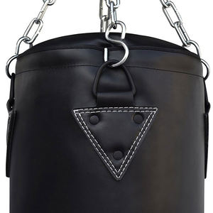 Saco de Boxeo de Cuero Reforzado al por Mayor para Boxeo, MMA y Artes Marciales, Soporte de Acero Ajustable, Relleno de Arena, Logotipo Personalizado - Product Image 5