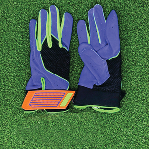 Gants de frappe de baseball en cuir pour adultes, personnalisables, haute qualité, légers, couleurs et logo personnalisés - Product Image 5