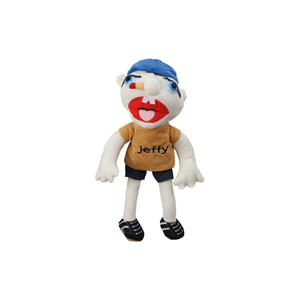 Jeffy Plush Puppet With Blue Hat And Brown Shirt <b>Soft</b> <b>Stuffed</b> Animal <b>Toy</b> For Kids Age 8 To 13 Years Unisex - Product Image 1