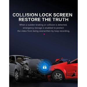 Cámara de Coche Dual 4K UHD de 9.66 Pulgadas con Control por Voz, Visión Nocturna, Pantalla Táctil, Cámara Trasera Impermeable con Vista de 150 Grados - Product Image 2