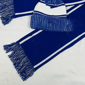 Conjunto de Gorro y Bufanda de Punto Jacquard con Logotipo Personalizado de la Hermandad Alpha Phi Beta, Unisex, Largo, para Invierno, 100% Acrílico - Product Image 5