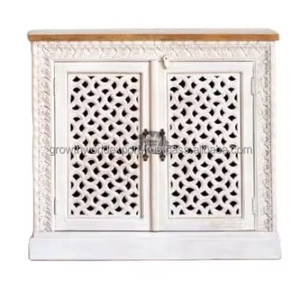 Door Hand Carved Wooden Cabinet – Solid Wood <b>Storage</b> <b>Sideboard</b> for Living Room & Dining Newest Furniture 2026 - Product Image 1
